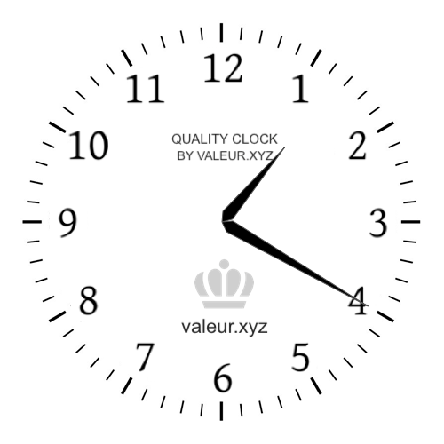 1:20 PM on an analog clock (One-twenty PM) Analog clock showing the time 1:20 PM