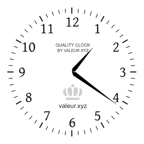 1:21 PM on an analog clock (One-twenty-one PM) Analog clock showing the time 1:21 PM