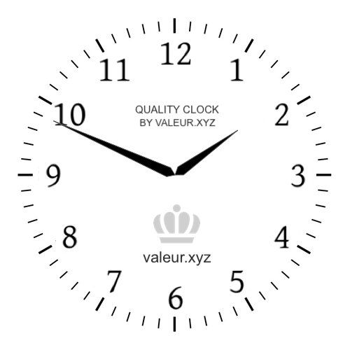 1:49 PM on an analog clock (One-forty-nine PM) Analog clock showing the time 1:49 PM