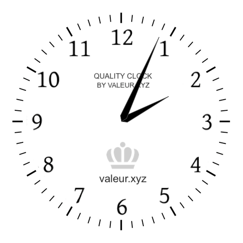 2:04 PM on an analog clock (Two-oh-four PM) Analog clock showing the time 2:04 PM