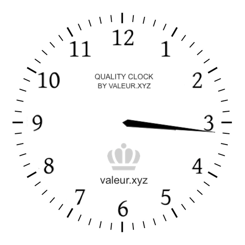 3:16 AM on an analog clock (Three-sixteen AM) Analog clock showing the time 3:16 AM