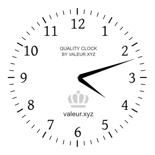 Analog clock showing the time 4:12 AM