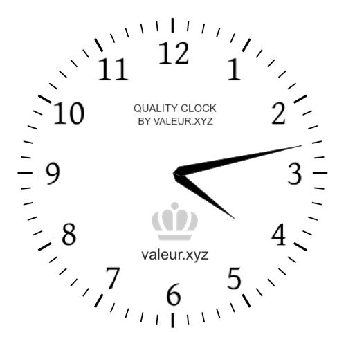 Analog clock showing the time 4:13 AM