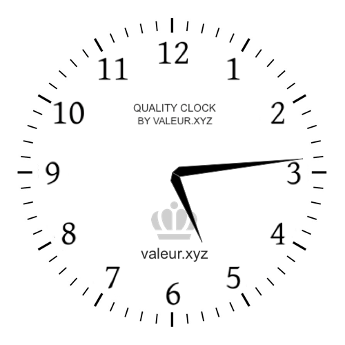5:14 PM on an analog clock (Five-fourteen PM) Analog clock showing the time 5:14 PM
