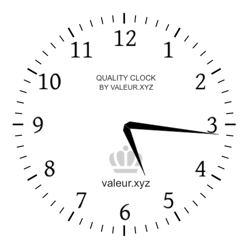 5:16 PM on an analog clock (Five-sixteen PM) Analog clock showing the time 5:16 PM