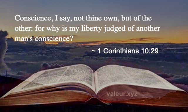 1 Corinthians 10:29