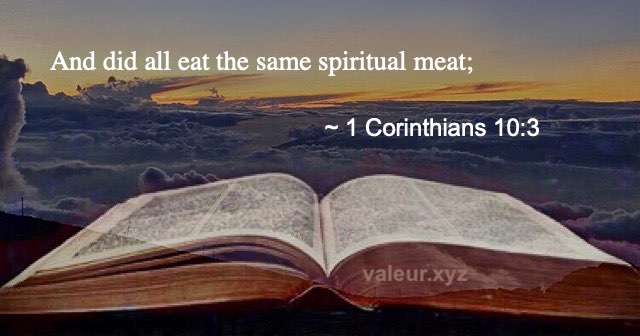 1 Corinthians 10:3