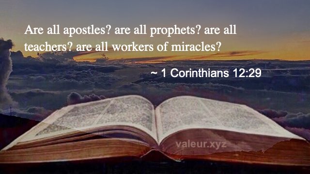 1 Corinthians 12:29