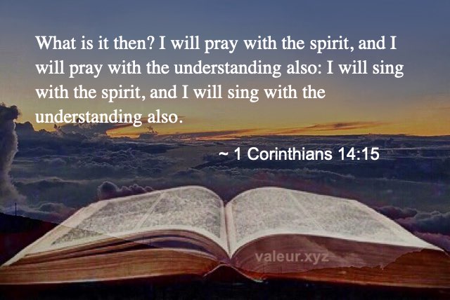 1 Corinthians 14:15