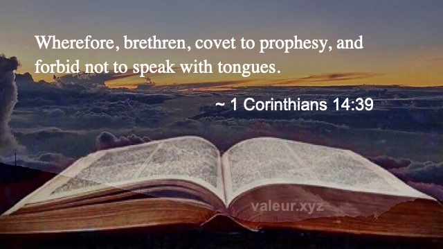 1 Corinthians 14:39