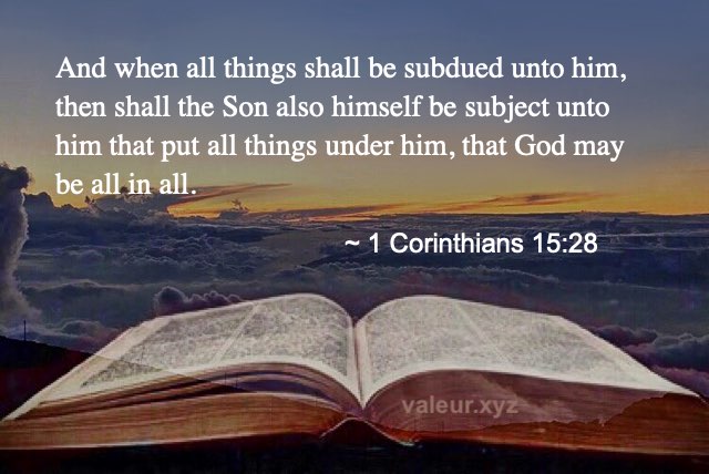 1 Corinthians 15:28