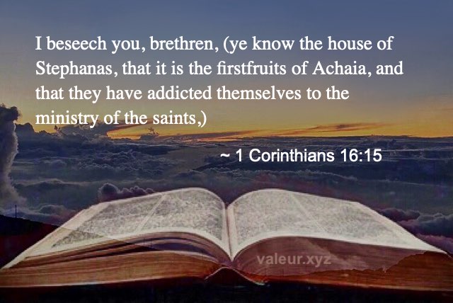 1 Corinthians 16:15
