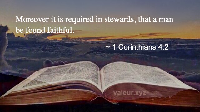 1 Corinthians 4:2