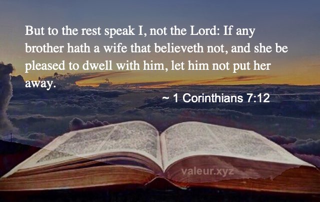 1 Corinthians 7:12