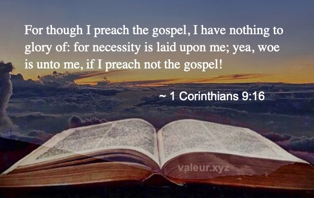 1 Corinthians 9:16