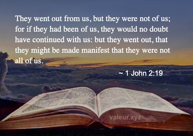 1 John 2:19