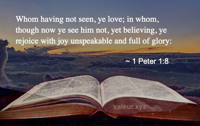 1 Peter 1:8
