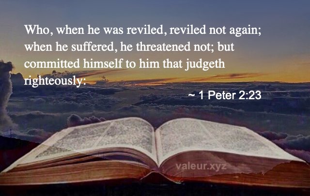 1 Peter 2:23