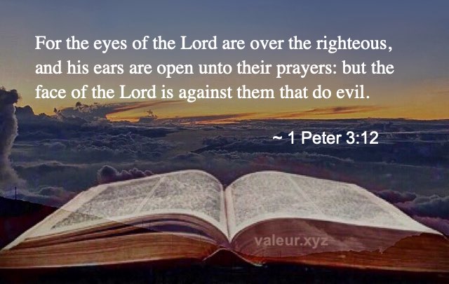 1 Peter 3:12