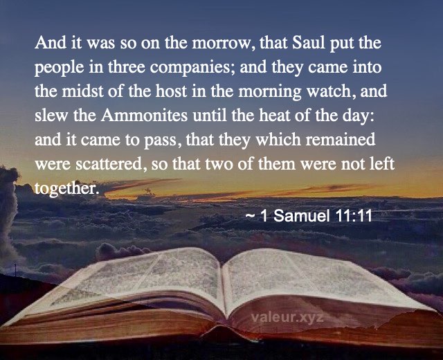 1 Samuel 11:11