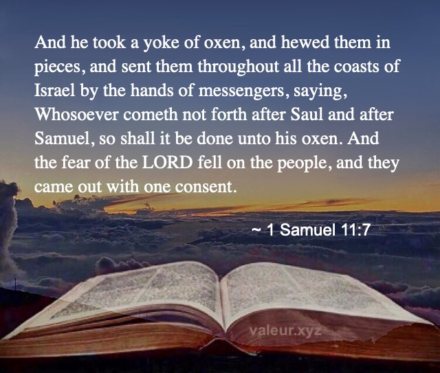 1 Samuel 11:7