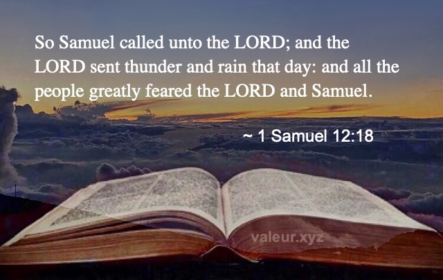 1 Samuel 12:18