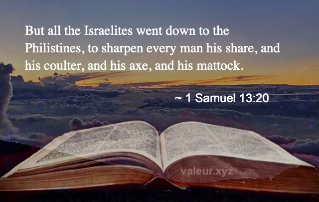 1 Samuel 13:20