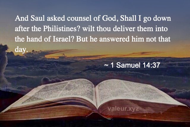 1 Samuel 14:37