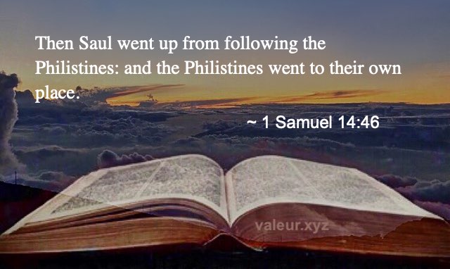 1 Samuel 14:46