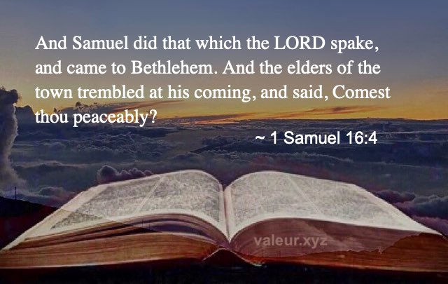 1 Samuel 16:4