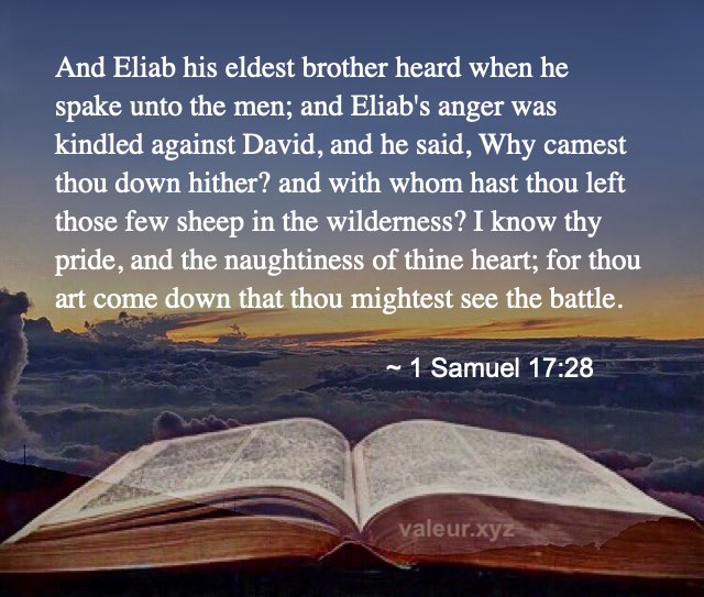 1 Samuel 17:28
