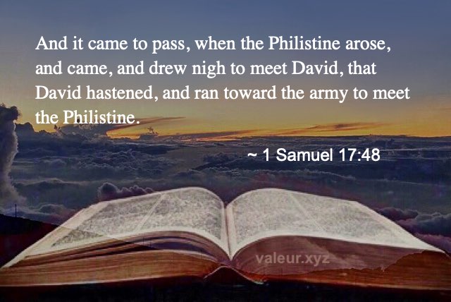 1 Samuel 17:48