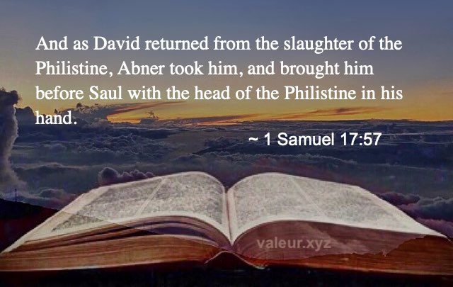 1 Samuel 17:57