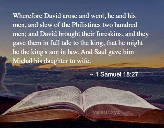 1 Samuel 18:27