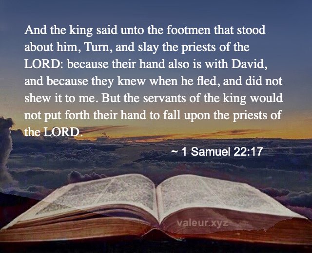 1 Samuel 22:17