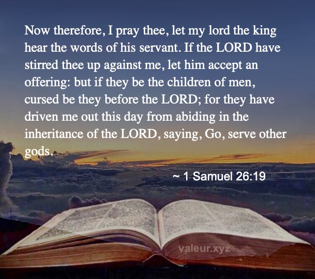 1 Samuel 26:19