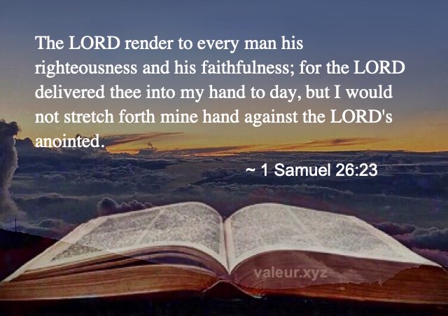 1 Samuel 26:23