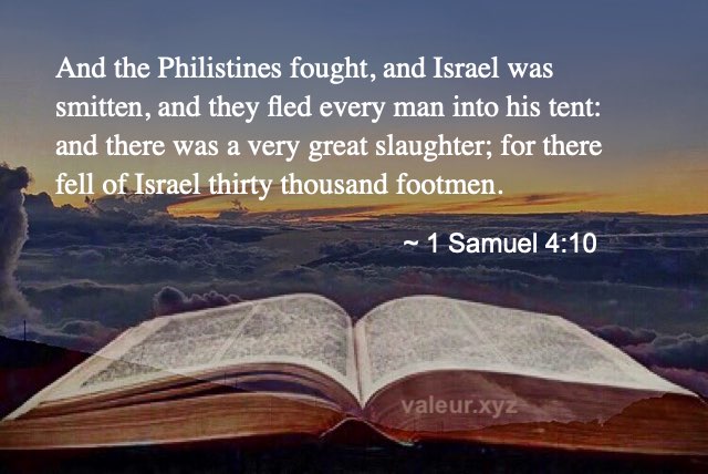 1 Samuel 4:10