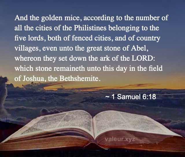 1 Samuel 6:18
