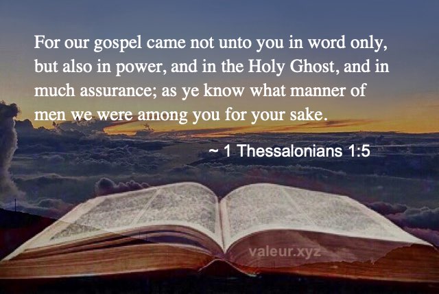 1 Thessalonians 1:5