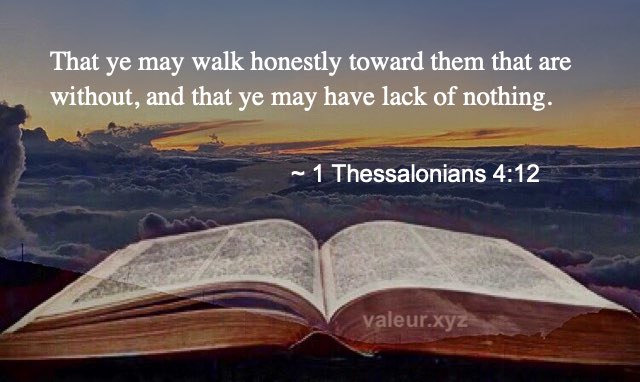 1 Thessalonians 4:12