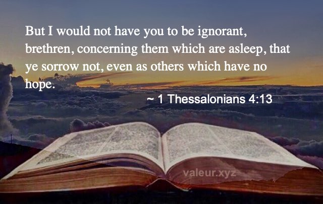 1 Thessalonians 4:13