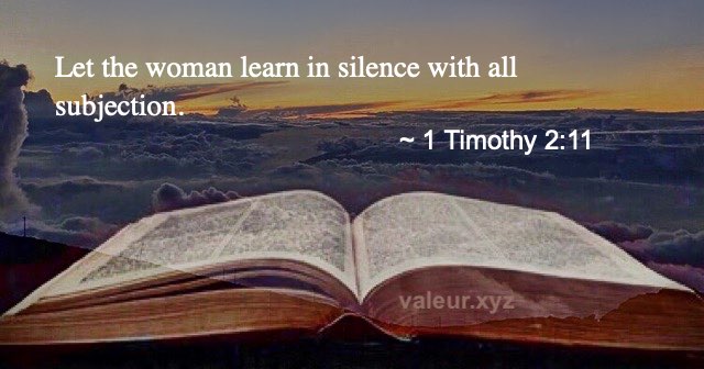 1 Timothy 2:11