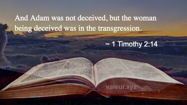 1 Timothy 2:14