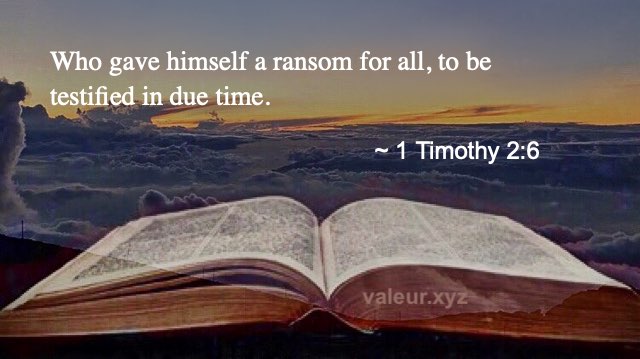 1 Timothy 2:6