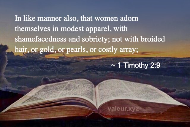 1 Timothy 2:9