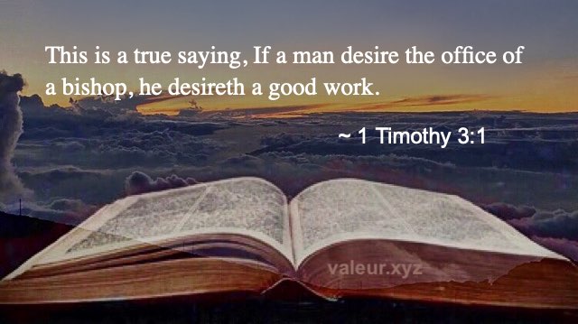 1 Timothy 3:1