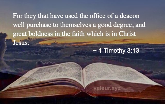 1 Timothy 3:13