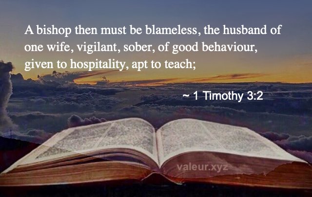 1 Timothy 3:2