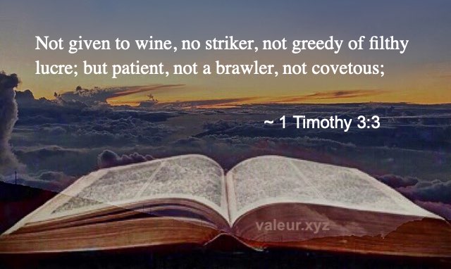 1 Timothy 3:3